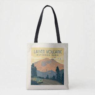 Nationalparken Lassen Volcanic Väg Resa Tygkasse