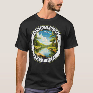Nationalparken Louisiana Travel Art Badg T Shirt