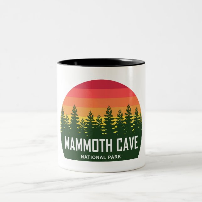 nationalparken Mammoth Cave Två-Tonad Mugg (Center)