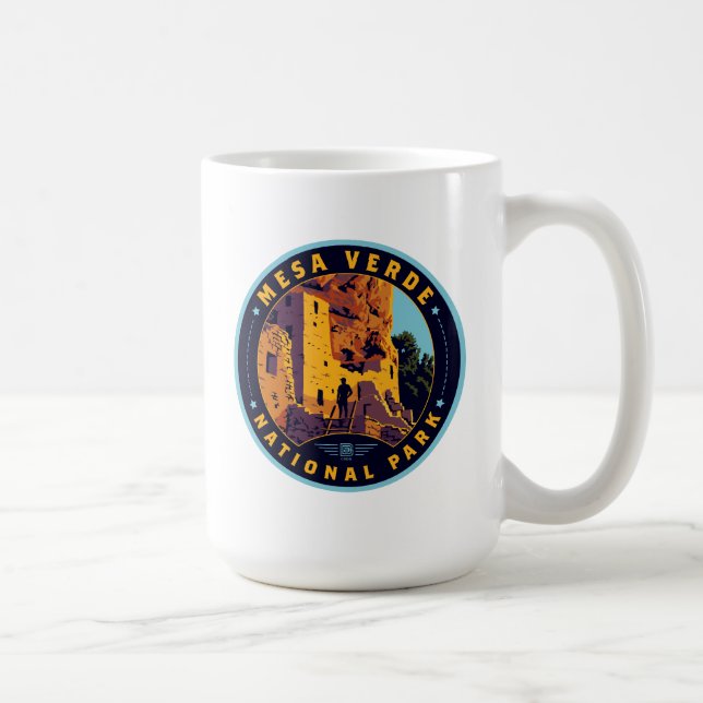 Nationalparken Mesa Verde Kaffemugg (Höger)