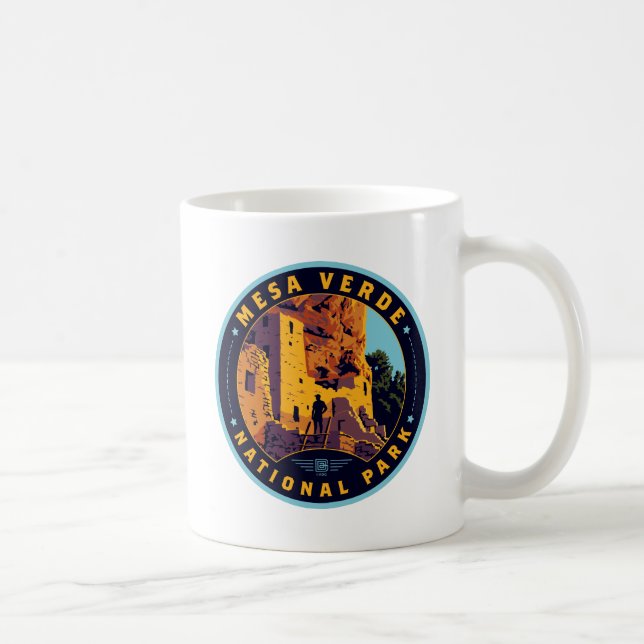 Nationalparken Mesa Verde Kaffemugg (Höger)