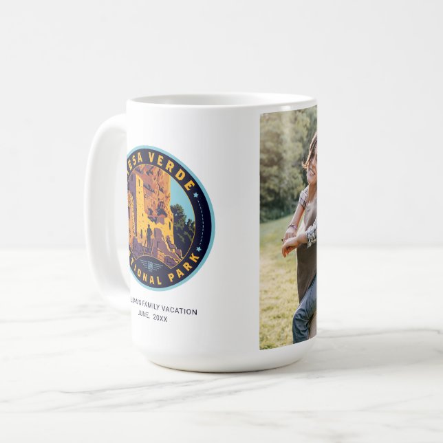 Nationalparken Mesa Verde Kaffemugg (Framsida vänster)