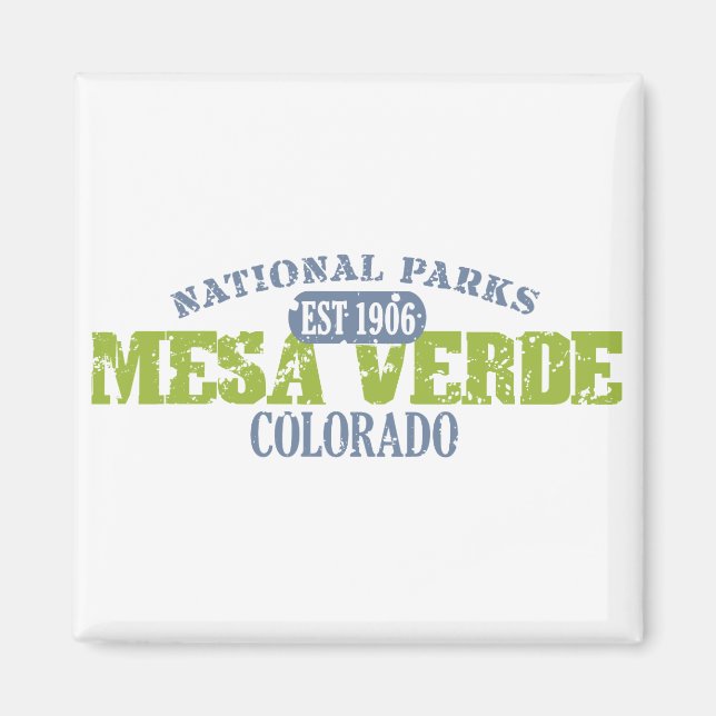 Nationalparken Mesa Verde Magnet (Framsidan)