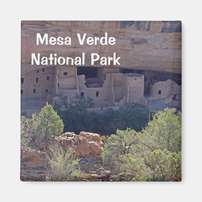 Nationalparken Mesa Verde Magnet (Framsidan)