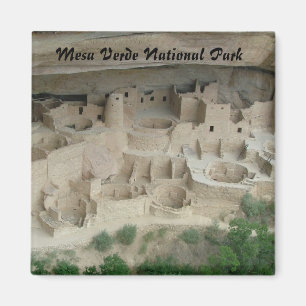 Nationalparken Mesa Verde Magnet