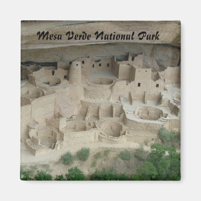 Nationalparken Mesa Verde Magnet (Framsidan)