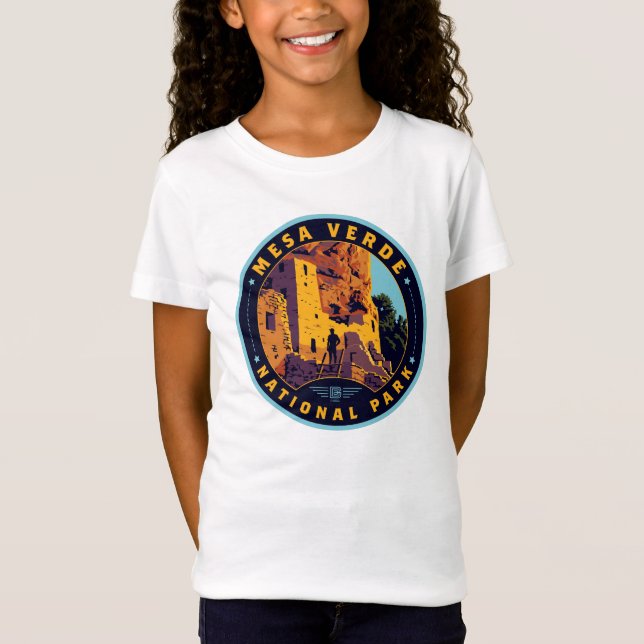 Nationalparken Mesa Verde T Shirt (Framsida)