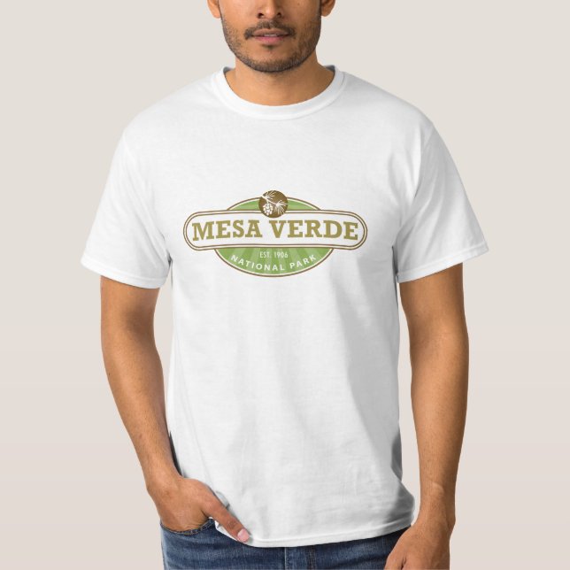 Nationalparken Mesa Verde Tee (Framsida)