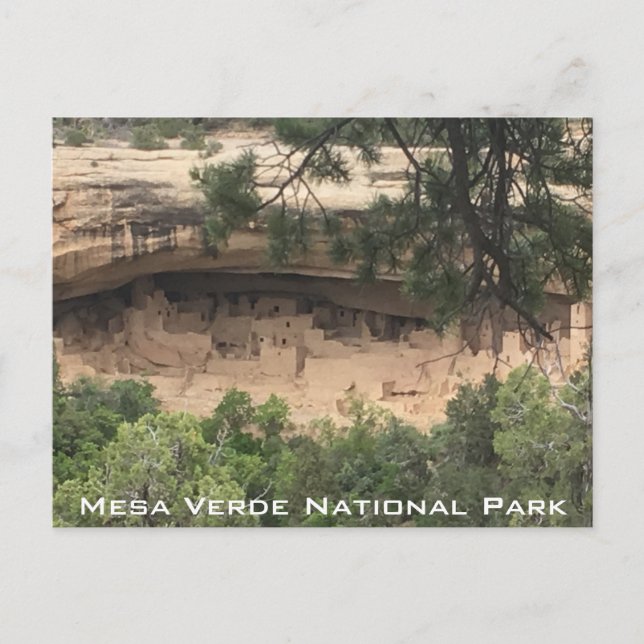 Nationalparken Mesa Verde Vykort (Framsida)
