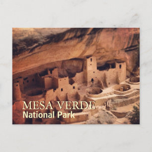 Nationalparken Mesa Verde Vykort