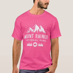 Nationalparken Mount Rainier - Retro Hiking Vacati T Shirt