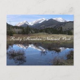 nationalparken Mummy Range Rocky Mountain Vykort