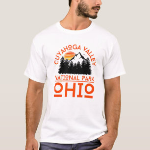 Nationalparken Ohio-bergen Outdo i Cuyahoga Valley T Shirt