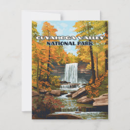 Nationalparken Ohio Cleveland Card i Cuyahoga Vall