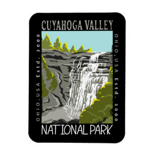 Nationalparken Ohio Distress i Cuyahoga Valley  Magnet