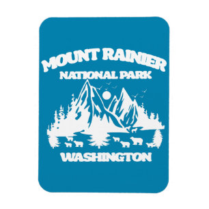 Nationalparken Rainier Magnet