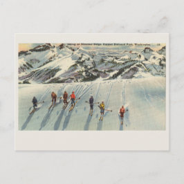 Nationalparken Rainier Skiing Mazama Ridge Vykort