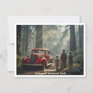 Nationalparken Redwood - BE - Travel Stil Vykort