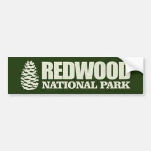 Nationalparken Redwood Bildekal