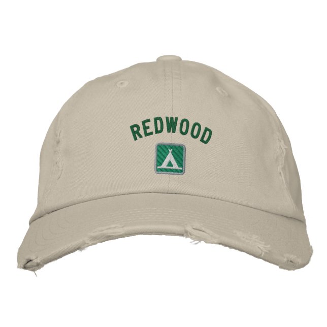 Nationalparken Redwood Broderad Keps (Framsida)