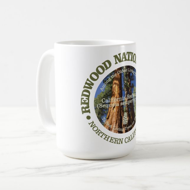 Nationalparken Redwood Kaffemugg (Framsida vänster)