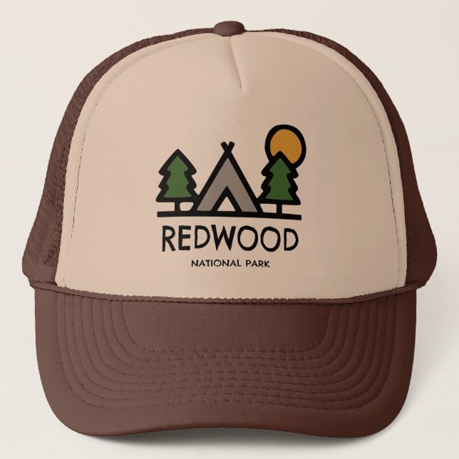 Nationalparken Redwood Keps (Framsida)