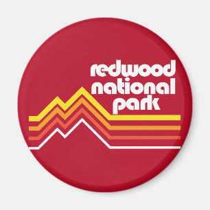 Nationalparken Redwood Magnet