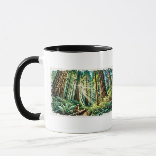 Nationalparken Redwood Mugg (Vänster)