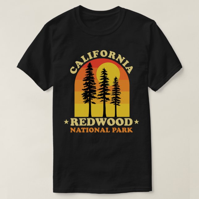Nationalparken Redwood T Shirt (Design framsida)