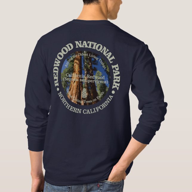 Nationalparken Redwood T Shirt (Baksida)