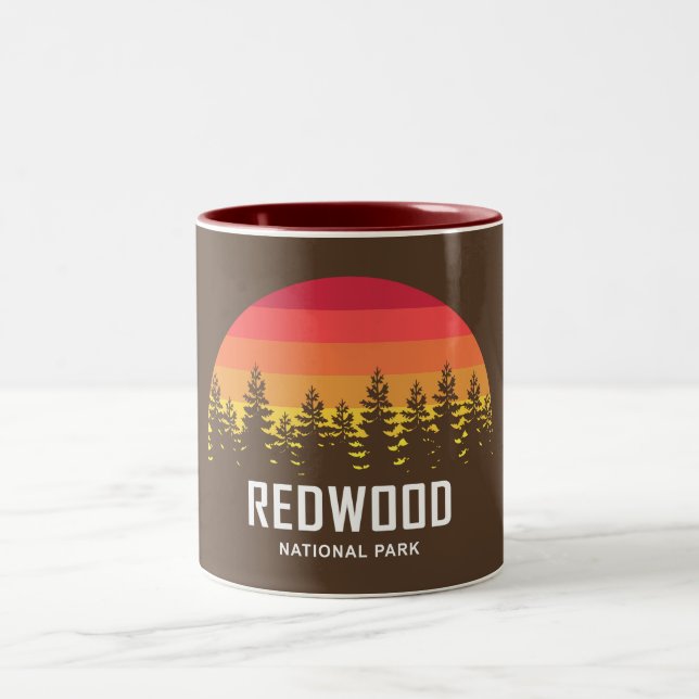 Nationalparken Redwood Två-Tonad Mugg (Center)