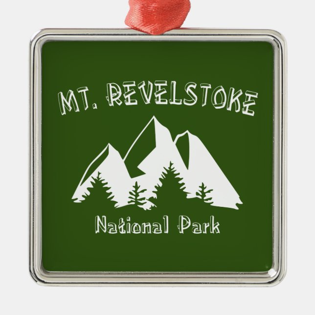 Nationalparken Revelstoke Julgransprydnad Metall (Framsidan)