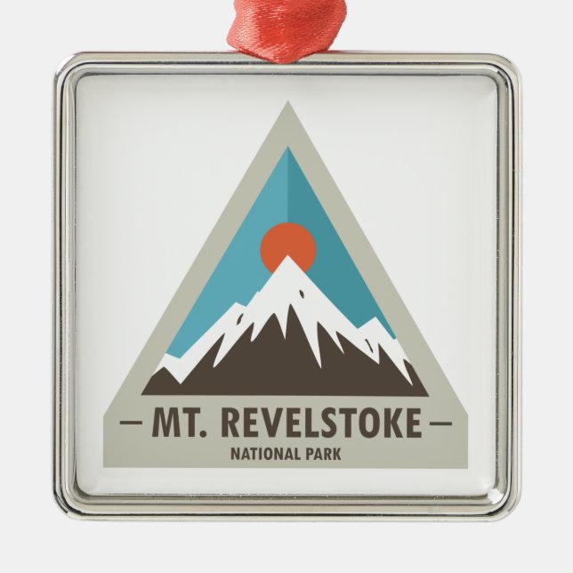 Nationalparken Revelstoke Julgransprydnad Metall (Framsidan)