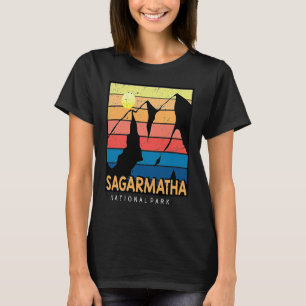 Nationalparken Sagarmatha Everest Tibet Nepal 1976 T Shirt