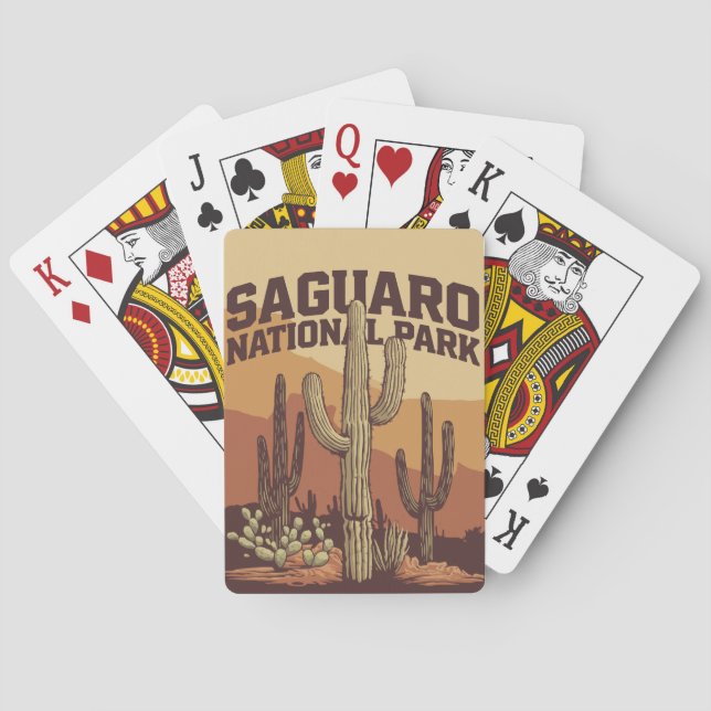 Nationalparken Saguaro Casinokort (Baksidan)
