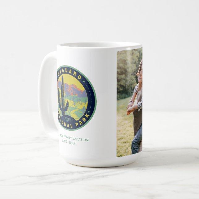 Nationalparken Saguaro Kaffemugg (Framsida vänster)