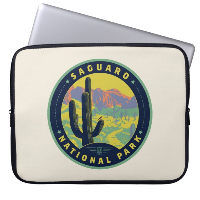 Nationalparken Saguaro Laptop Fodral (Framsidan)