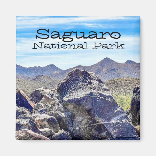 Nationalparken Saguaro Magnet (Framsidan)