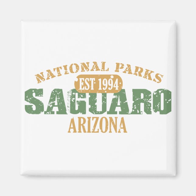 Nationalparken Saguaro Magnet (Framsidan)