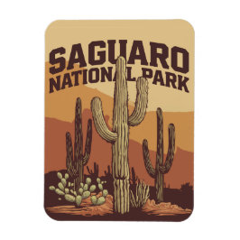 Nationalparken Saguaro Magnet