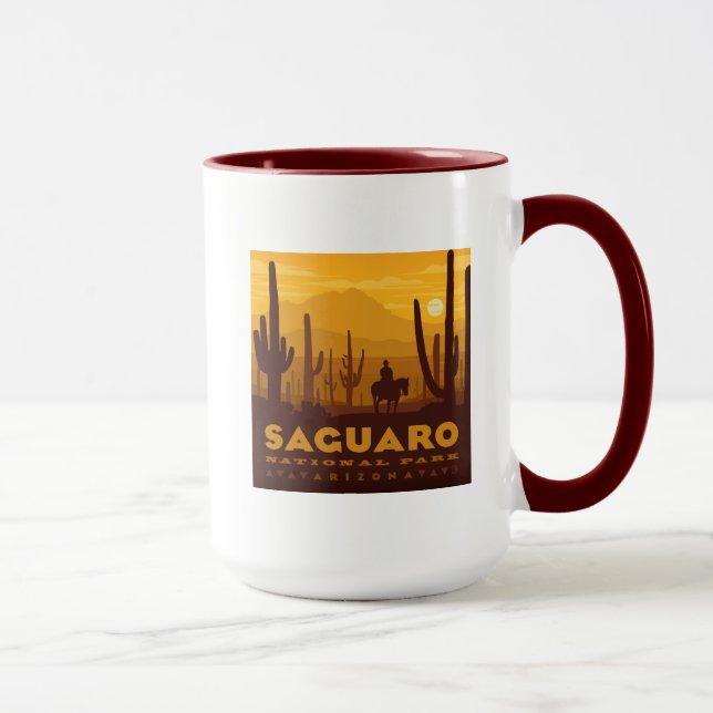 Nationalparken Saguaro Square | Arizona Mugg (Höger)