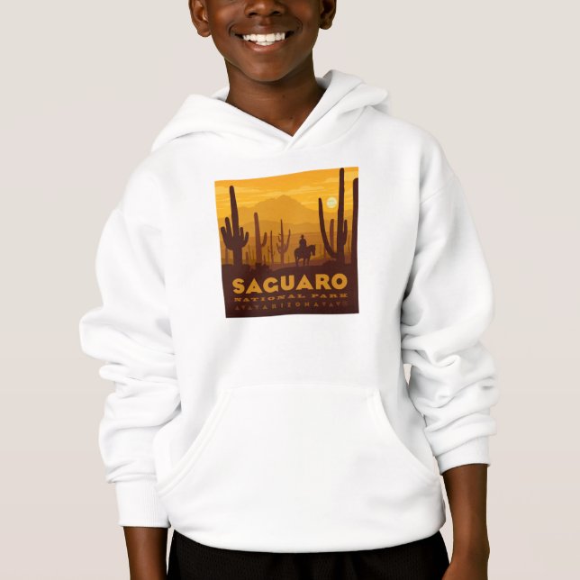 Nationalparken Saguaro Square | Arizona T Shirt (Framsida)