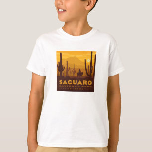 Nationalparken Saguaro Square Arizona T Shirt