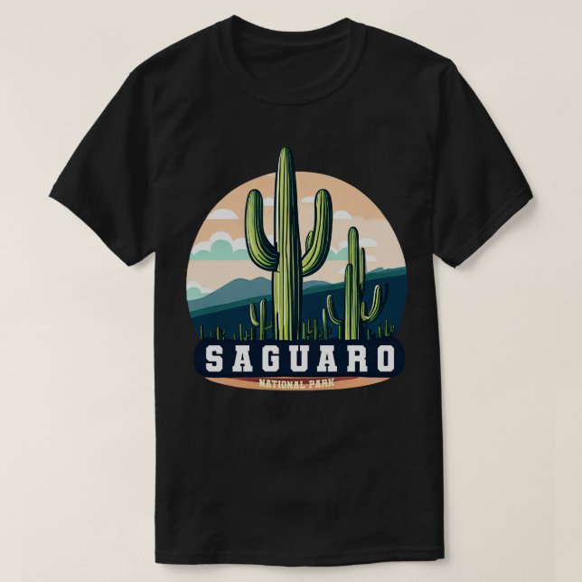 Nationalparken Saguaro T Shirt (Design framsida)