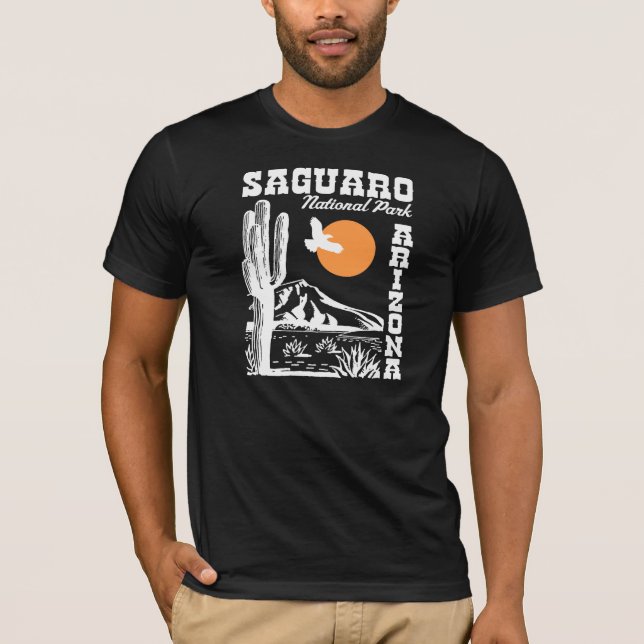 Nationalparken Saguaro Tee Shirt (Framsida)