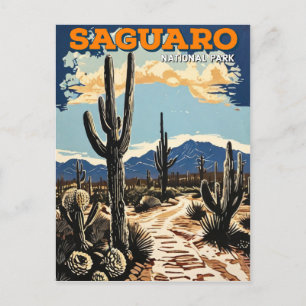 Nationalparken Saguaro Vykort