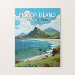 Nationalparken Saint Lucia Travel Art Pussel<br><div class="desc">Konstruktion av vektorbilder på Pigeon Island. Pigeon Island är en historisk plats och en symbol av kulturell och historisk betydelse. År 1979 blev det en nationalpark och 1992 blev det en nationell milstolpe.</div>