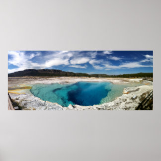 Nationalparken Sapphire Bassäng Yellowstone Poster