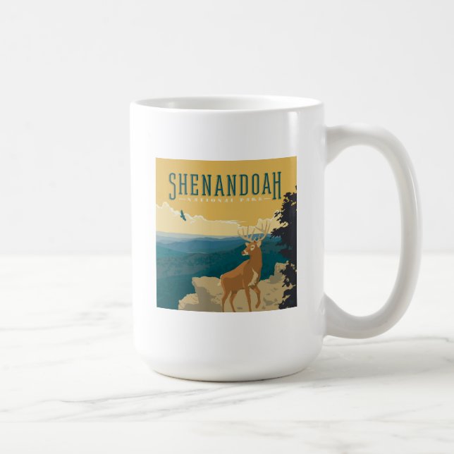 Nationalparken Shenandoah | HJORT Kaffemugg (Höger)