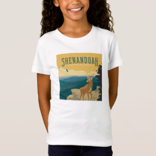 Nationalparken Shenandoah HJORT T Shirt